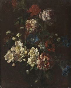 HARDIME PETER (1677 - 1758) : Attribuito a. Natura morta di fiori.  - Asta ASTA 345 ARTE ANTICA  - Associazione Nazionale - Case d'Asta italiane
