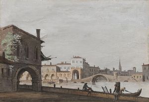 BISON GIUSEPPE BERNARDINO (1762 - 1844) - Veduta di Venezia.