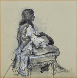 HEILBUTH FERDINAND (1826 - 1889) - Ritratto di gentiluomo.