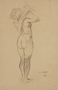 MALTESTE LOUIS (1862 - 1928) - Nudo femminile.
