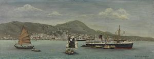 E. RIGGLESWORTH HATCHETT (XX SECOLO) - Porto di Hong Kong.