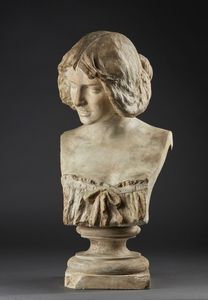 BISTOLFI LEONARDO (1859 - 1933) - Attribuito a. Busto femminile