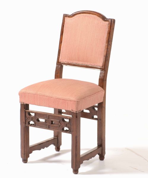 Sedia in legno intagliato. XIX secolo  - Asta Una Propriet Lombarda | Cambi Time - Associazione Nazionale - Case d'Asta italiane