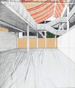 ,Christo - Wrappend floors and covered windows (Project for Museum Wurth Kunzelsau Germany)