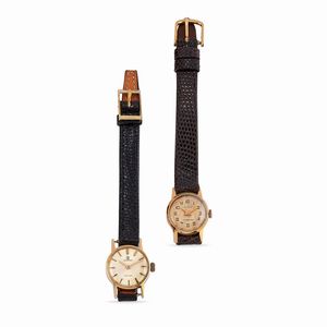 ,Omega & Cody - Due orologi da donna in oro, 1960 circa