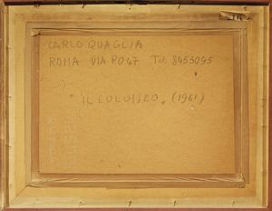 Quaglia Carlo : CARLO QUAGLIA  - Asta Asta a Tempo | Arte moderna e contemporanea - Associazione Nazionale - Case d'Asta italiane