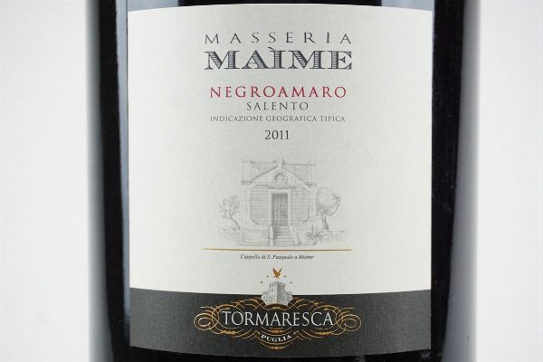 Negroamaro Masseria Maime Tormaresca 2011  - Asta Asta a tempo | Smart Wine - Associazione Nazionale - Case d'Asta italiane
