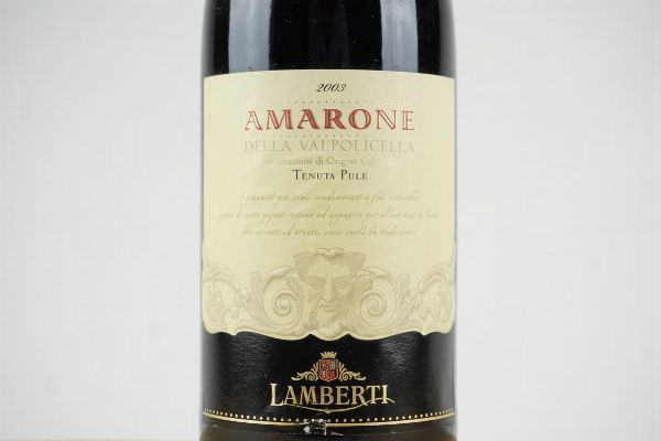 Amarone della Valpolicella Tenuta Pule Lamberti 2003  - Asta Asta a tempo | Smart Wine - Associazione Nazionale - Case d'Asta italiane