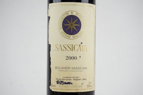 Sassicaia Tenuta San Guido 2000  - Asta Asta a tempo | Smart Wine - Associazione Nazionale - Case d'Asta italiane