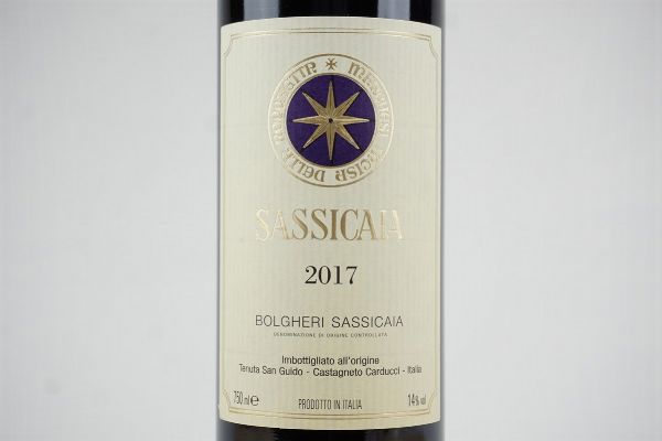 Sassicaia Tenuta San Guido 2017  - Asta Asta a tempo | Smart Wine - Associazione Nazionale - Case d'Asta italiane