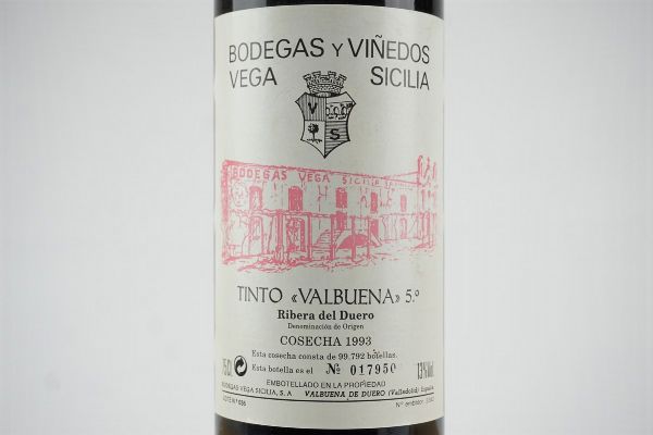 Tinto Valbuena 5 Vega Sicilia  - Asta Asta a tempo | Smart Wine - Associazione Nazionale - Case d'Asta italiane