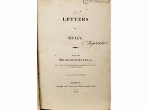 ,William Irvine - Letters on Sicily