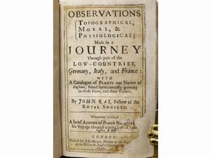 ,John Ray - Observations topographical, moral, & physiological ...