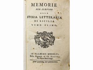 ,Domenico Schiavo - Memorie per servire alla storia letteraria di Sicilia