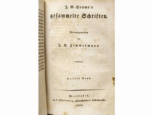 ,Johann Gottfried Seume - J. G. Seume's Gesammelte Schriften: Herausgegeben Von J. P. Zimmermann
