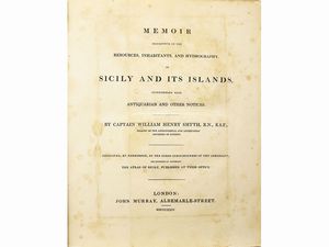 ,William Henry Smyth - Memoir descriptive of the resources, inhabitants, and hydrography, of Sicily and its Islands ...