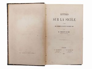 ,Eugène Emmanuel Viollet-le-Duc - Lettres sur la Sicile a propos des vnement de juin et de juillet 1860