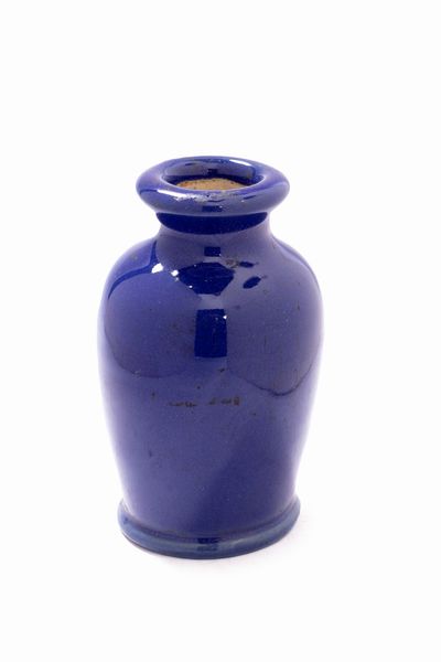 Vaso in porcellana monocroma blu, Cina XIX secolo  - Asta Arte Orientale - Associazione Nazionale - Case d'Asta italiane
