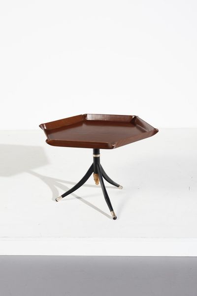 MANIFATTURA ITALIANA : Coppia di sedie con tavolino  - Asta Asta 351 | Design - Associazione Nazionale - Case d'Asta italiane