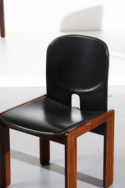 SCARPA AFRA (1937 -2011) & TOBIA (n. 1935) : Quattro sedie 121 L per Cassina  - Asta Asta 351 | Design - Associazione Nazionale - Case d'Asta italiane