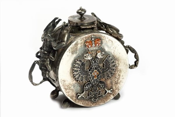 Importante calamaio in argento e smalti, Russia 1867  - Asta Incanti d'Arte - Associazione Nazionale - Case d'Asta italiane