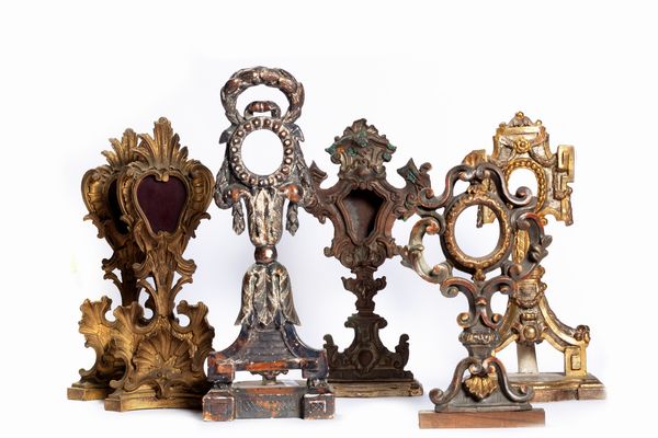Lotto composto da sei porta reliquie, secolo XVIII  - Asta Incanti d'Arte - Associazione Nazionale - Case d'Asta italiane