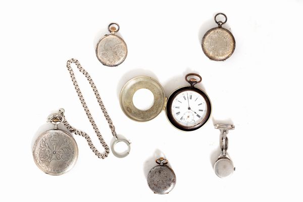 Lotto composto da sei orologi da tasca, secoli XIX - XX  - Asta Incanti d'Arte - Associazione Nazionale - Case d'Asta italiane
