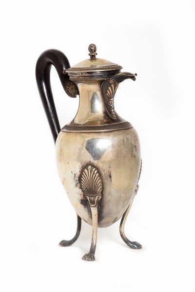 Caffettiera in argento, stile Impero, Parma secolo XIX  - Asta Incanti d'Arte - Associazione Nazionale - Case d'Asta italiane