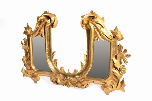 Specchiera in legno dorata, secolo XIX  - Asta Incanti d'Arte - Associazione Nazionale - Case d'Asta italiane