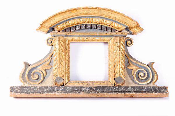 Fregio in legno laccato e dorato, secolo XVII  - Asta Incanti d'Arte - Associazione Nazionale - Case d'Asta italiane