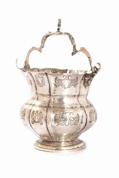 Secchiello in argento, secolo XVIII  - Asta Incanti d'Arte - Associazione Nazionale - Case d'Asta italiane