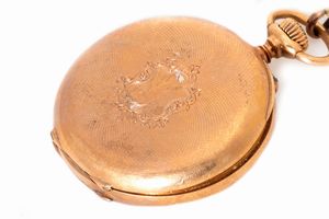 Orologio da tasca in oro, fine secolo XIX  - Asta Incanti d'Arte - Associazione Nazionale - Case d'Asta italiane