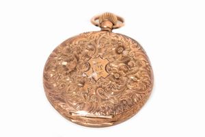 Orologio da tasca in oro 9 K, 1912  - Asta Incanti d'Arte - Associazione Nazionale - Case d'Asta italiane