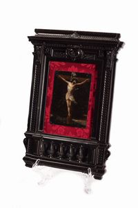 ,Scuola italiana, secolo XVII - Crocifisso