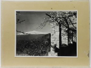,Gaetano D'Agata - Taormina paesaggio con Etna