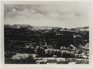 ,Gaetano D'Agata - Girgenti (Agrigento) Panorama, 1920 circa