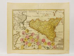 ,Johann Christoph Weigel - Sicilia antiqua quae et Trinacria nummis siculis illustrata