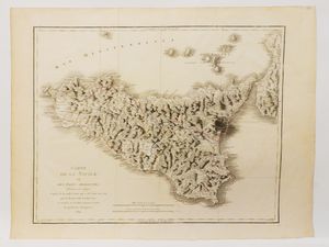 ,Samuel Schmettau - Carte de la Sicile et des Isles adjacentes