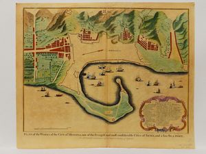 ,Isaac Basire - Plan of the Works of the City of Messina...