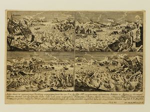 ,Johann Martin Will - Scene del terremoto di Reggio e Messina del 1783