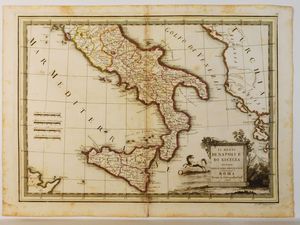 ,Giovanni Maria Cassini - Li Regni di Napoli e di Sicilia divisi nelle loro province