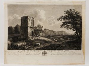 ,François Morel - Vue du Tombeau de Teron des Temples de la Concord et Junon Luciene a Girgenti