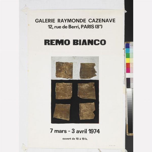 BIANCO REMO : REMO BIANCO  - Asta Asta a Tempo | Arte contemporanea - Associazione Nazionale - Case d'Asta italiane