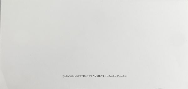 Pomodoro Arnaldo : ARNALDO POMODORO  - Asta Asta a Tempo | Arte contemporanea - Associazione Nazionale - Case d'Asta italiane