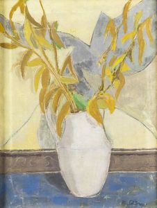 MAURO CHESSA Torino 1933 - Vaso di fiori