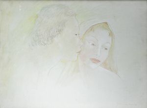 GEMMA VERCELLI Torino 1916 - 1995 Montecarlo (Monaco) - La prima lacrima