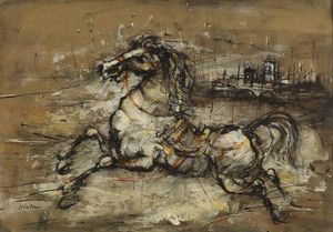 PIERO GARINO Lein (TO) 1922 - 2009 Torino - Cavallo