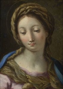 PITTORE ANONIMO - Madonna inizi XIX secolo
