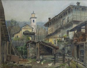 ALFONSO CORRADI Castelnuovo di Sotto (RE) 1889 - 1972 Milano - Roncaro di Baveno