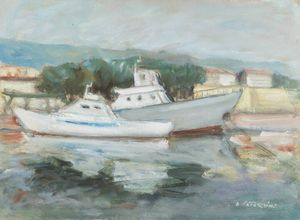 ALFREDO CATARSINI Viareggio (LU) 1899 - 1993 - Barche da diporto 1959